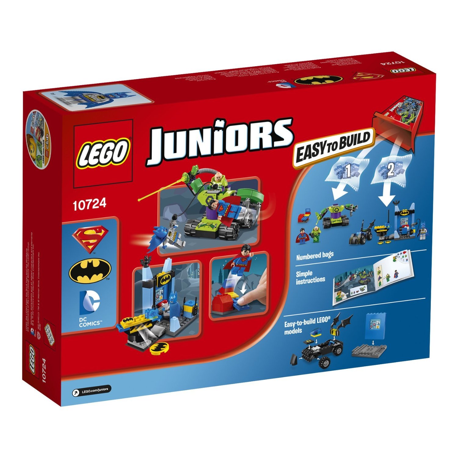 Lego Juniors. Лего Джуниорс. Бэтмен и Супермен против Лекса Лютора  